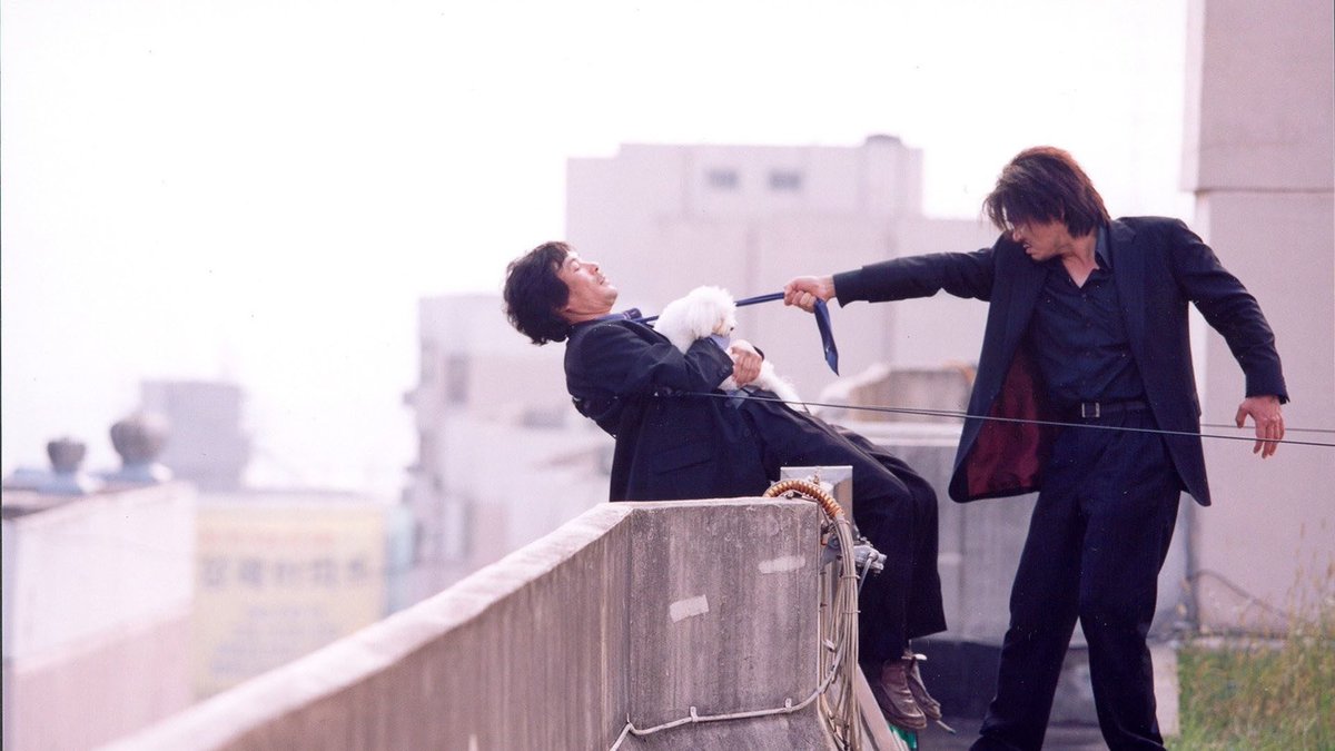 princessemono's tweet photo. “Laugh, and the world laughs with you. Weep, and you weep alone.”

Oldboy ✂️ https://t.co/7CY8lGphnp