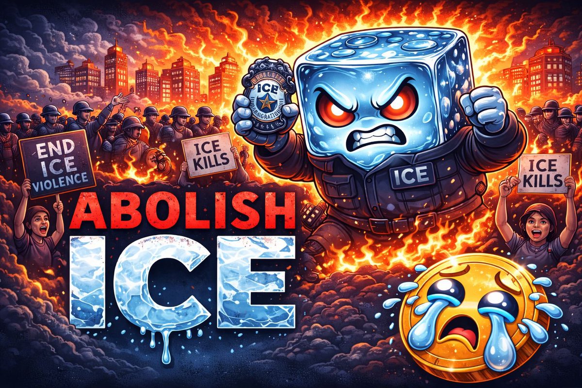 GerDev61023's tweet photo. ICE in America? 🧊
So we did what crypto does best:
made a memecoin AGAINST it 😎

⏳ Launching in 1 hour
📍 https://t.co/5z33XFpYsw

Memes > fear
Community > control

#ICEOut #Memecoin #PumpFun #CryptoMeme https://t.co/T2Vamx8FLF
