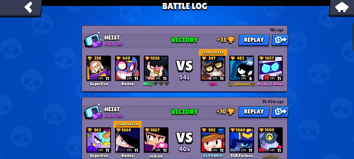 Edvinvwj's tweet photo. @BrawlStars Please fix matchmaking bug were you always gets put in a 1000+ trophy match no matter your trophies if you play with a teammate. It happens the first game after the team is created. https://t.co/qM7q69gvTp