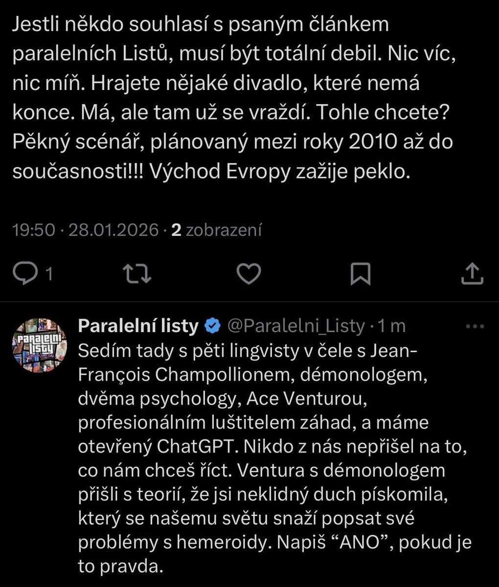 Paralelní listy (@paralelni_listy) on Twitter photo 
