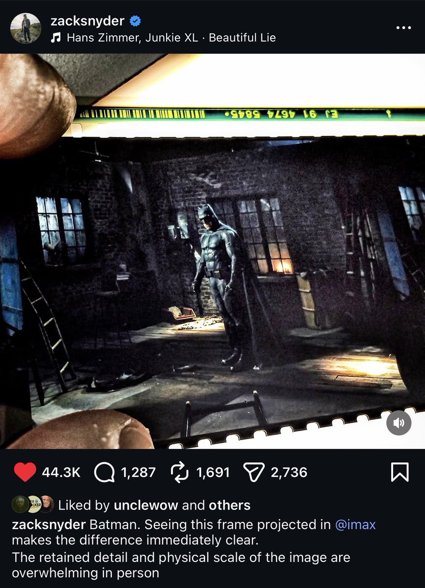 It’s time for The Dark Knight to RETURN to the big screen‼️ <a href="/IMAX/">IMAX</a> <a href="/netflix/">Netflix</a> 

Ben Affleck is BATMAN 🦇🦇
#SnyderVerseOnNetflix #ZSJLonNetflix