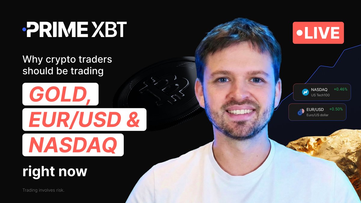 🔴 Join our live stream with @JonatanRLZ tomorrow as we break down #Gold, # EURUSD, and the #NASDAQ. See how crypto trading skills translate into  #TradFi, with gold above $5,000 and key US