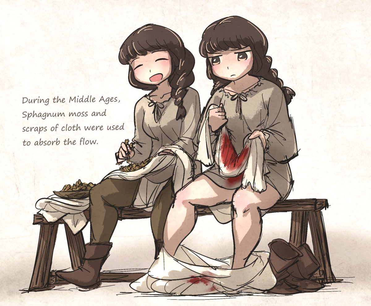 IronlilyS's tweet image. Just a monthly trial that no sister can avoid. 🩸