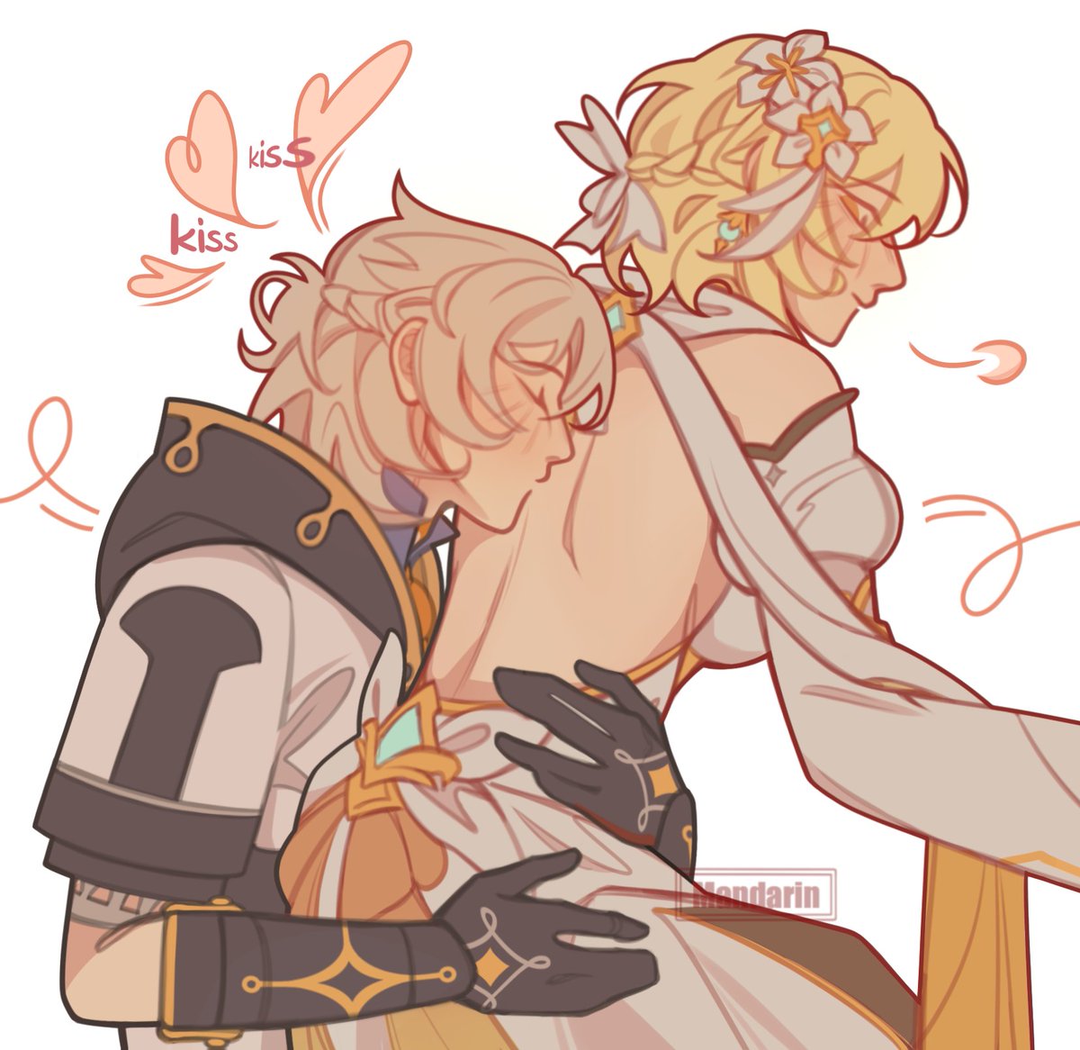 Another day another lumine's new fit appreciation
#albelumi #albedo #lumine