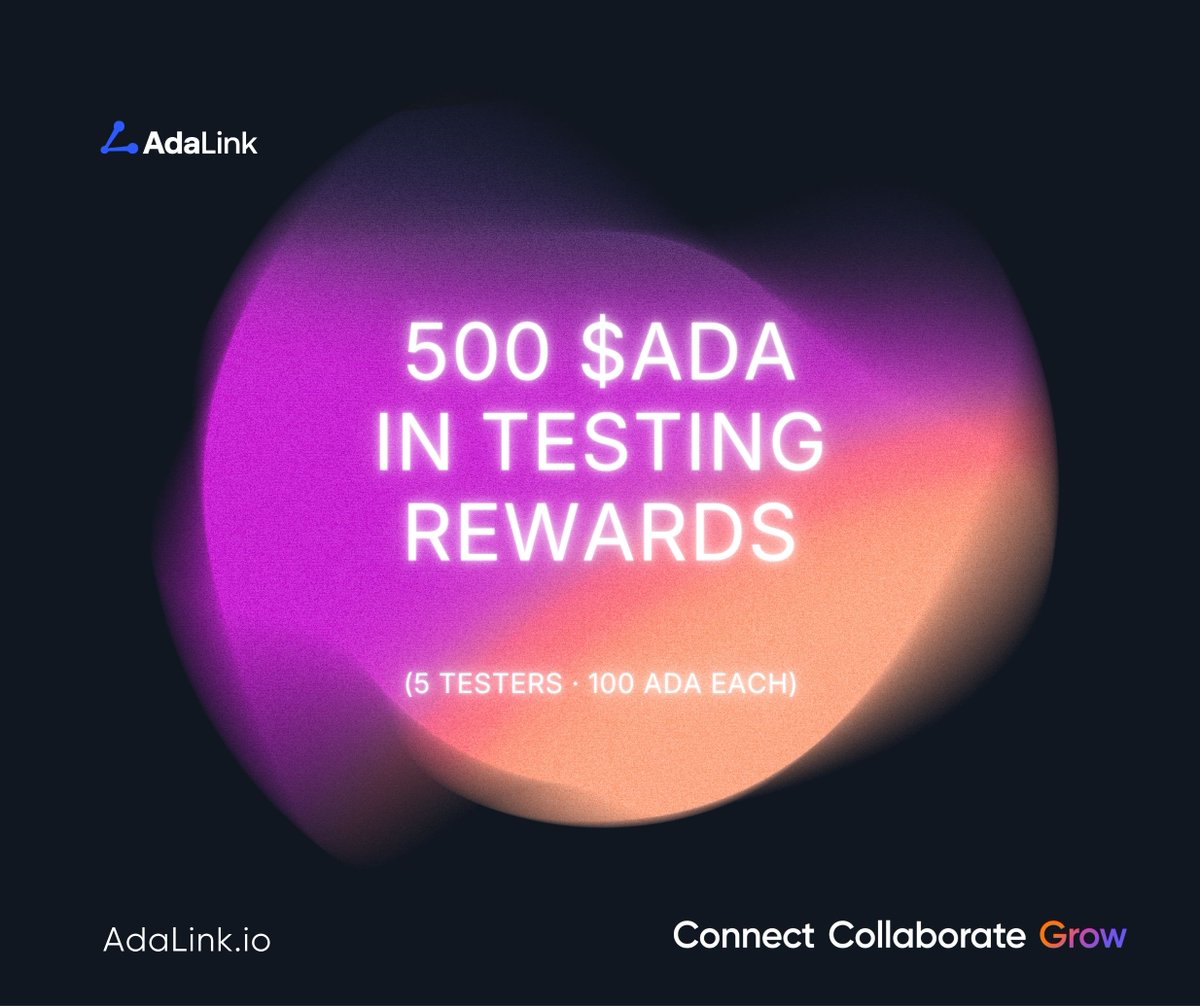 Early Access Opportunity 🚨
 
We’re opening exclusive early access to test the AdaLink Affiliate Marketing dApp 🔥

🎁 100 ADA for 5 Frenchies Club members who help us test the platform.

Head over to Discord for details 👀
First come, first served.

¡Seguimos! 🚀