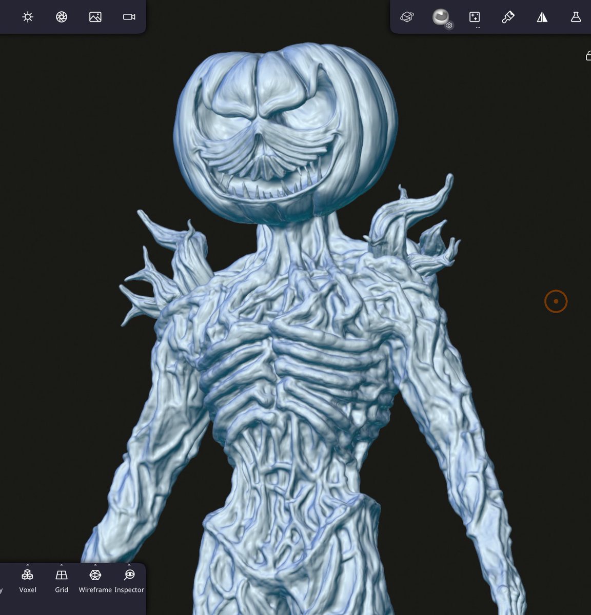 pumpkin gets a body, root by root 😁