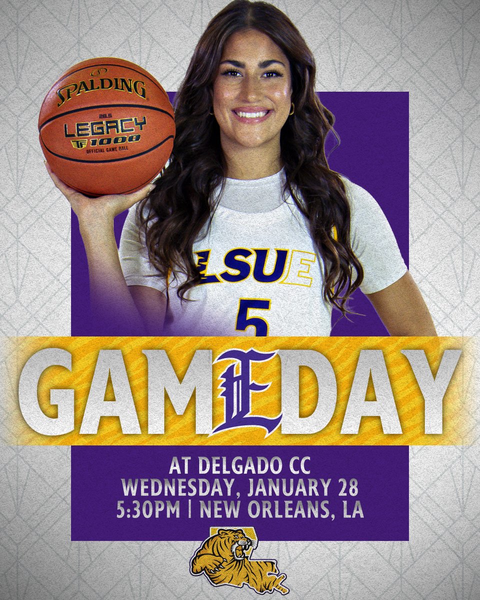 The Defense Begins!  LSU Eunice invades the Crescent City as the Bengals begin their LCCAC title defense against Delgado.  The action from New Orleans starts at 5:30PM.

#FullGeaux
#GeauxBengals