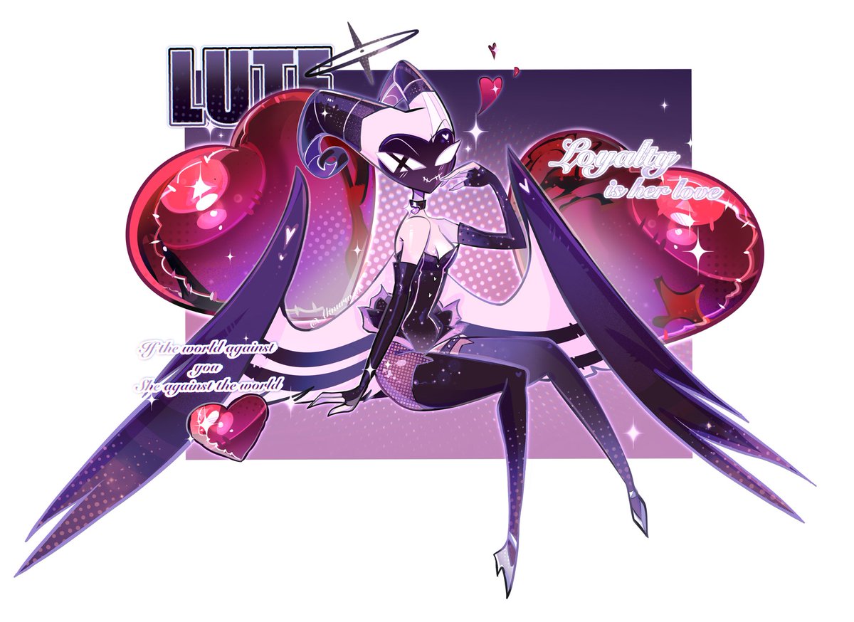 AKNURWXX's tweet image. «complete me» 
.
art with Lute for Valentine’s Day!&amp;lt;3
#Hazbinhotel #Hazbinhotelfanart #Lute #HazbinhotelLute