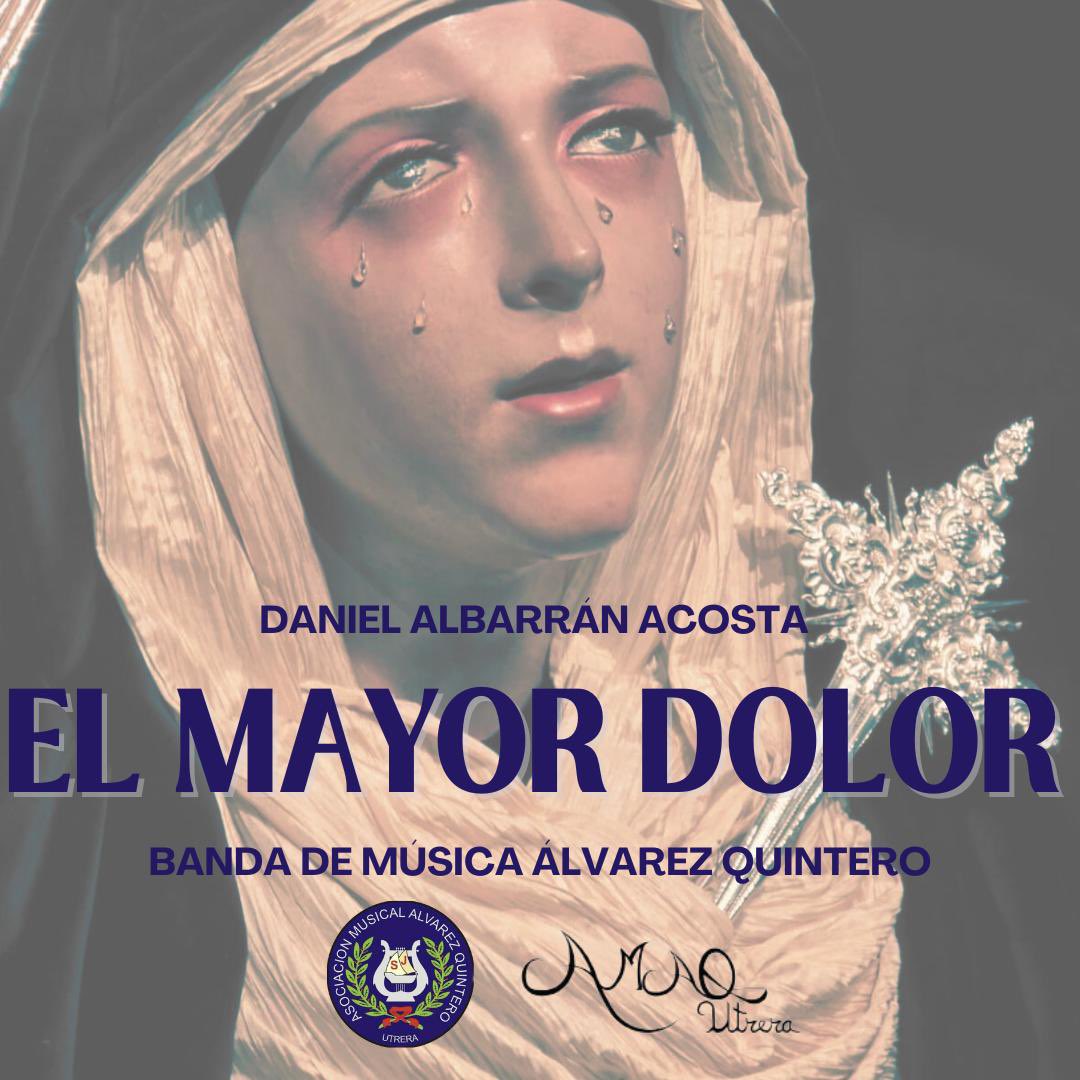 BM_AMAQ's tweet photo. 𝘌𝘓 𝘔𝘈𝘠𝘖𝘙 𝘋𝘖𝘓𝘖𝘙 es la primera de las marchas que incorporamos a nuestro repertorio. Compuesta por Daniel Albarrán en 2023, esta marcha está dedicada a la Virgen del Mayor Dolor en su Soledad de la sevillana hermandad de la Carreteria https://t.co/Fno3S2L6qd