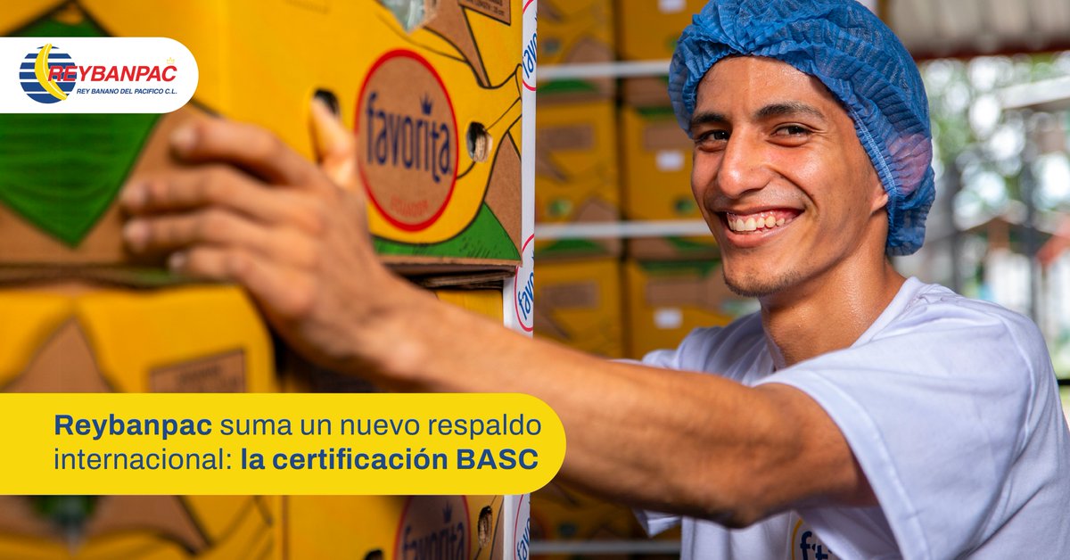 Un nuevo hito en nuestra gestión responsable

Reybanpac alcanzó la certificación BASC, logro que evidencia nuestro compromiso con la seguridad y transparencia en nuestros procesos. 

Lee la nota aquí: bit.ly/4a0W4bn​

#CertificaciónBASC #SeguridadLogística #Trazabilidad