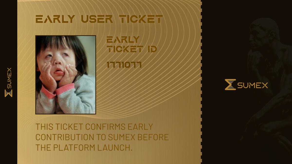 I want to become one of the EARLY BIRDS in <a href="/Sumex_Labs/">SUMEX | Web3 SuperApp</a>!

Only 15,000 roles - and they’re getting claimed fast.

Their first OG-PASS wave was claimed in just one day, I’m not missing this one.

TGE SOOOOOON!

btw - check out my excellent ticket