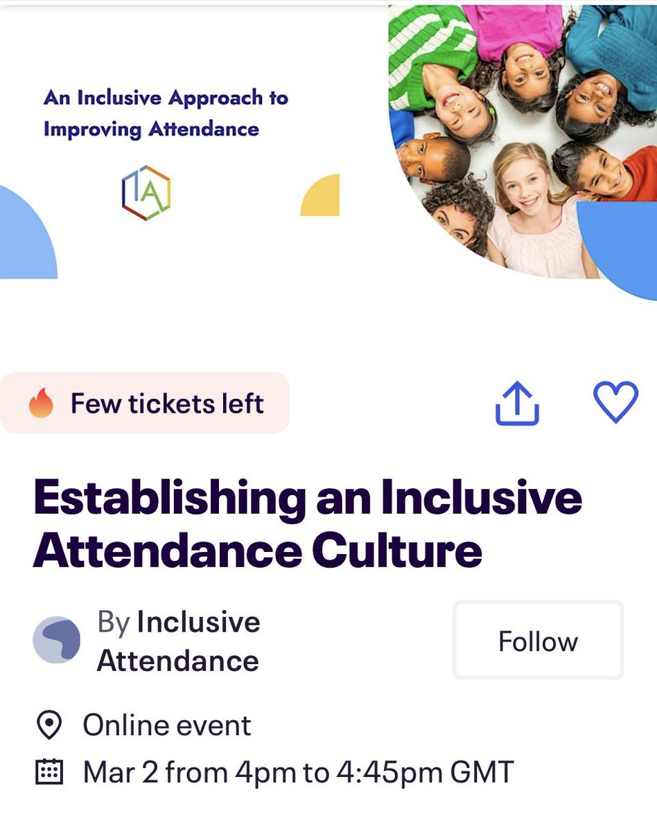 Inclusive Attendance Ltd. tweet media