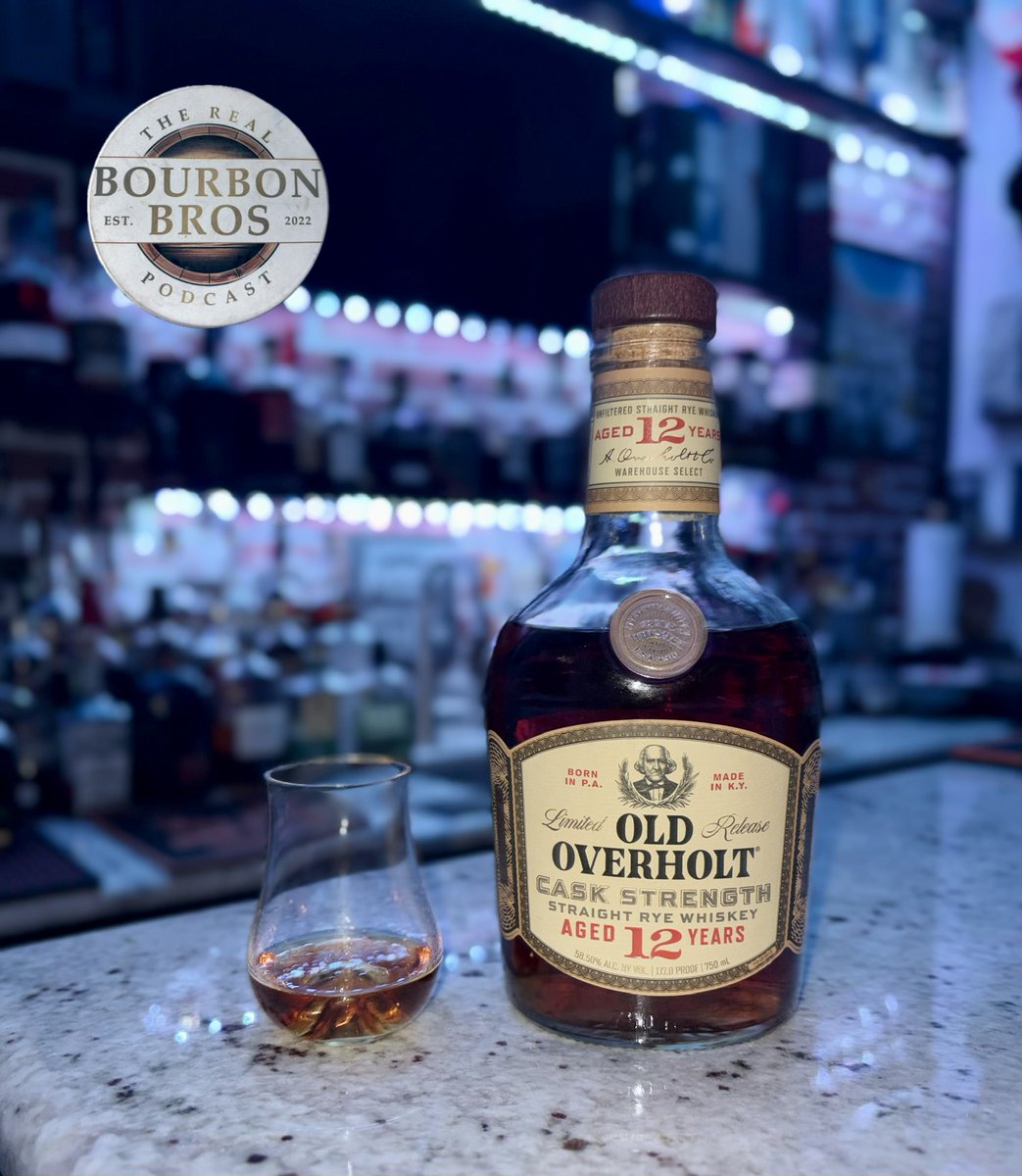 So you want to know what were some of the pours at our latest tasting event...well, here is one of them, <a href="/OldOverholt/">Old Overholt</a>  12yr cask strength rye.  This was a very surprising pour, full palate, perfect proof, and the nose was excellent.  Price point is $120, so good PPQP!
#trbb #usa