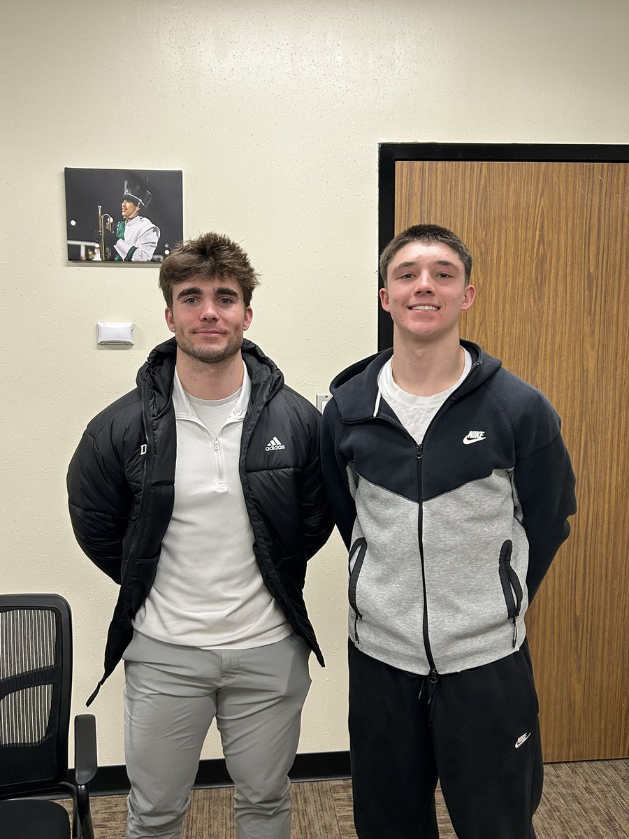 Thank you coach <a href="/coacht_ash/">Tanner Ash</a> for coming to see me!
  #BleedGreen