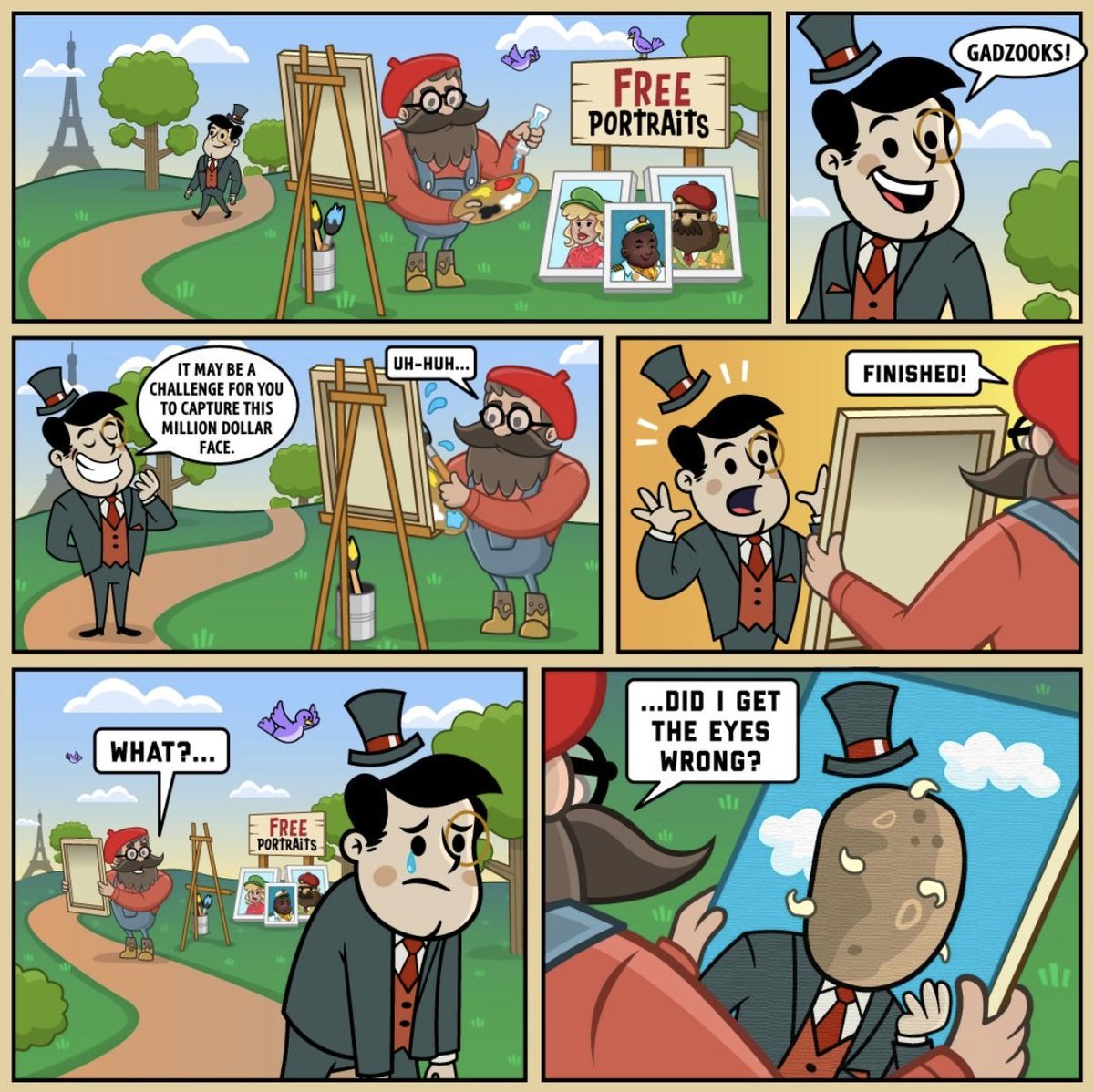 The resemblance is uncanny, right? 😕🥔  
#gaming #meme #memecut #funny #dailymeme