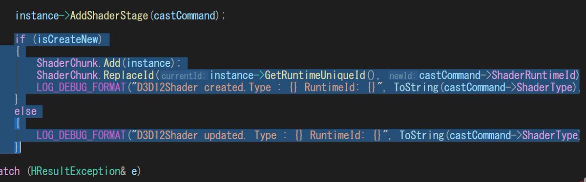 TeraUnXf5's tweet image. [自作ゲームエンジン制作]       

エンジン開発時のログ出力はマクロで対応してみてます。
LOG_DEBUG_FORMATで記載するとログと関数名がエディタ側にわたる感じです。
リリースビルド時は空実装になり、レンダリングスレッドからでも呼べるようにしてみてます🧐

#ゲーム制作
#Programmer