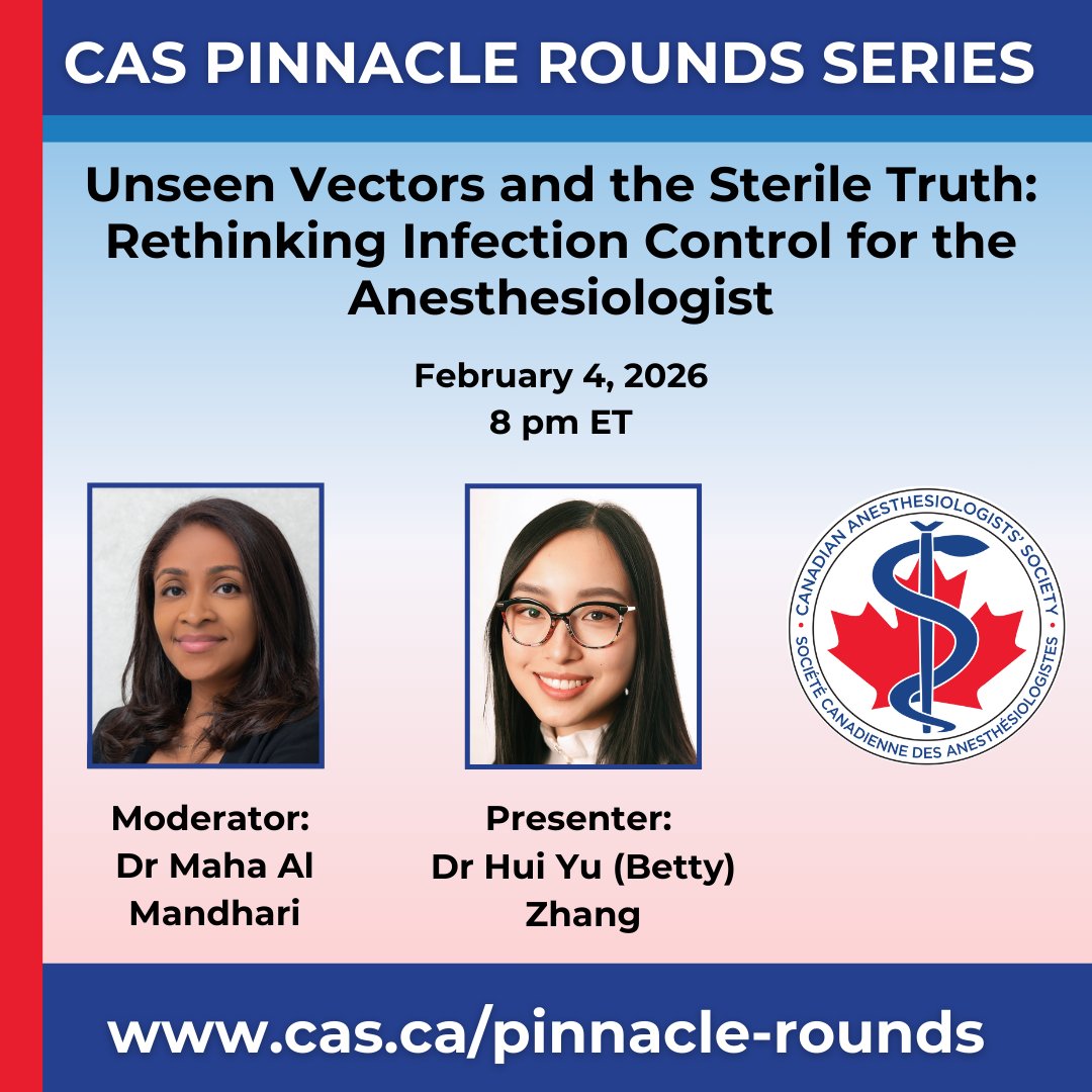 Canadian Anesthesiologists' Society tweet media