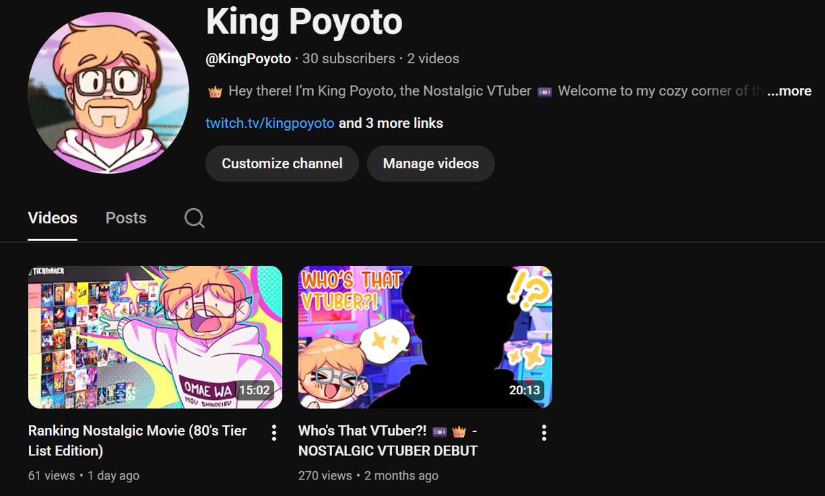 Still calling this a win after 24 hours—and it’s only the second video 🫶 

Thank you to everyone who’s watched my 1980s movie tier list📽️ If you haven’t yet, the support always means the world.

Huge thanks to <a href="/HafuPan/">🍑 HafuPan 🎙️| VGEN Comms OPEN ✨</a> for the amazing work🧡