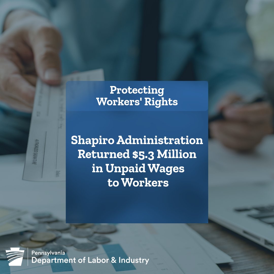 PA Department of Labor & Industry tweet media