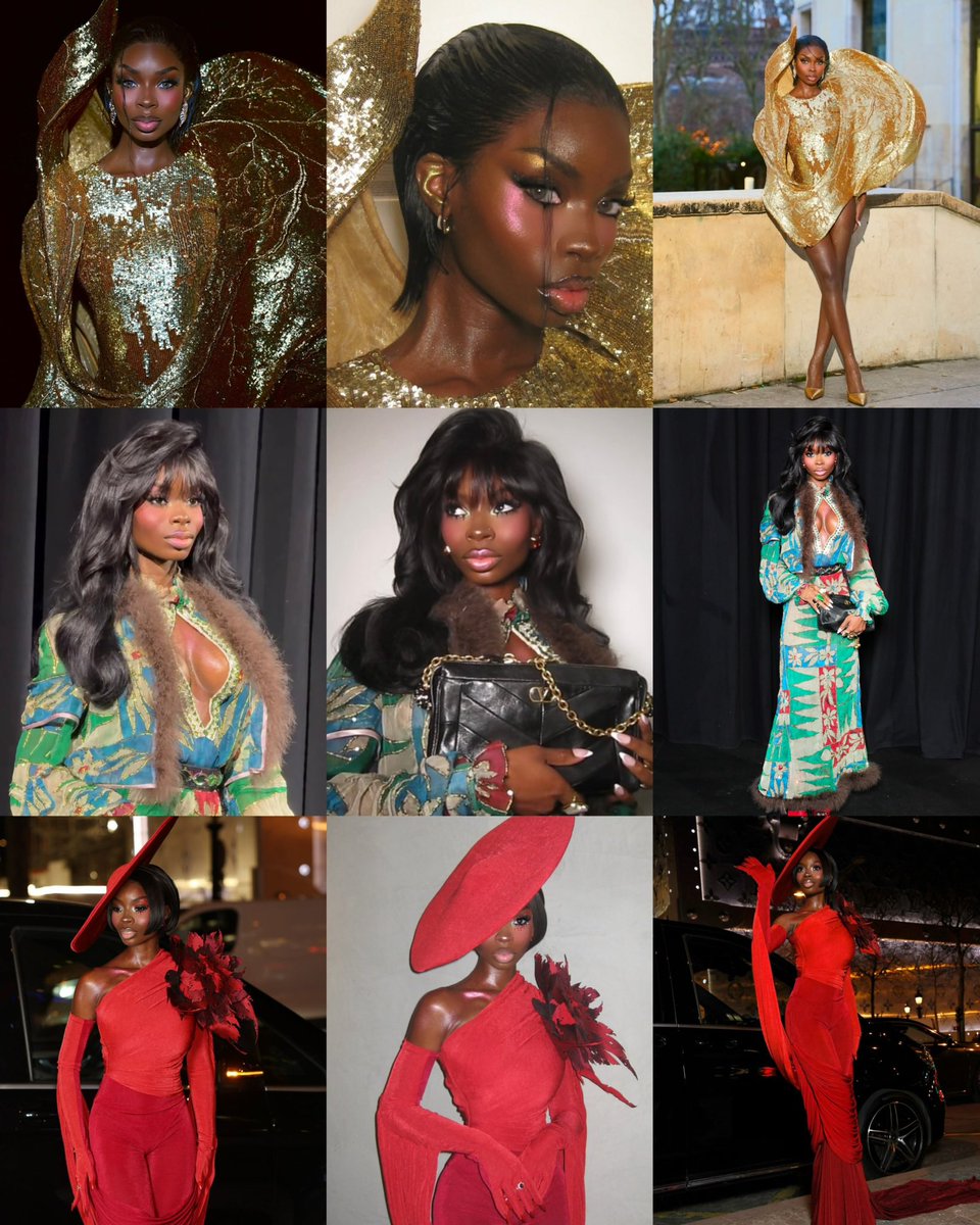 TYRISPRINT's tweet image. 3 for 3! olandria ATE haute couture week
