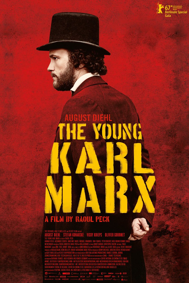La película el Joven Marx fue dirigida por Raoul Peck, de Haití, un país devastado por el  capitalismo más brutal de la historia.
Haití fue condenado por atreverse a abolir la esclavitud.
La recomiendo mucho, es muy buena.