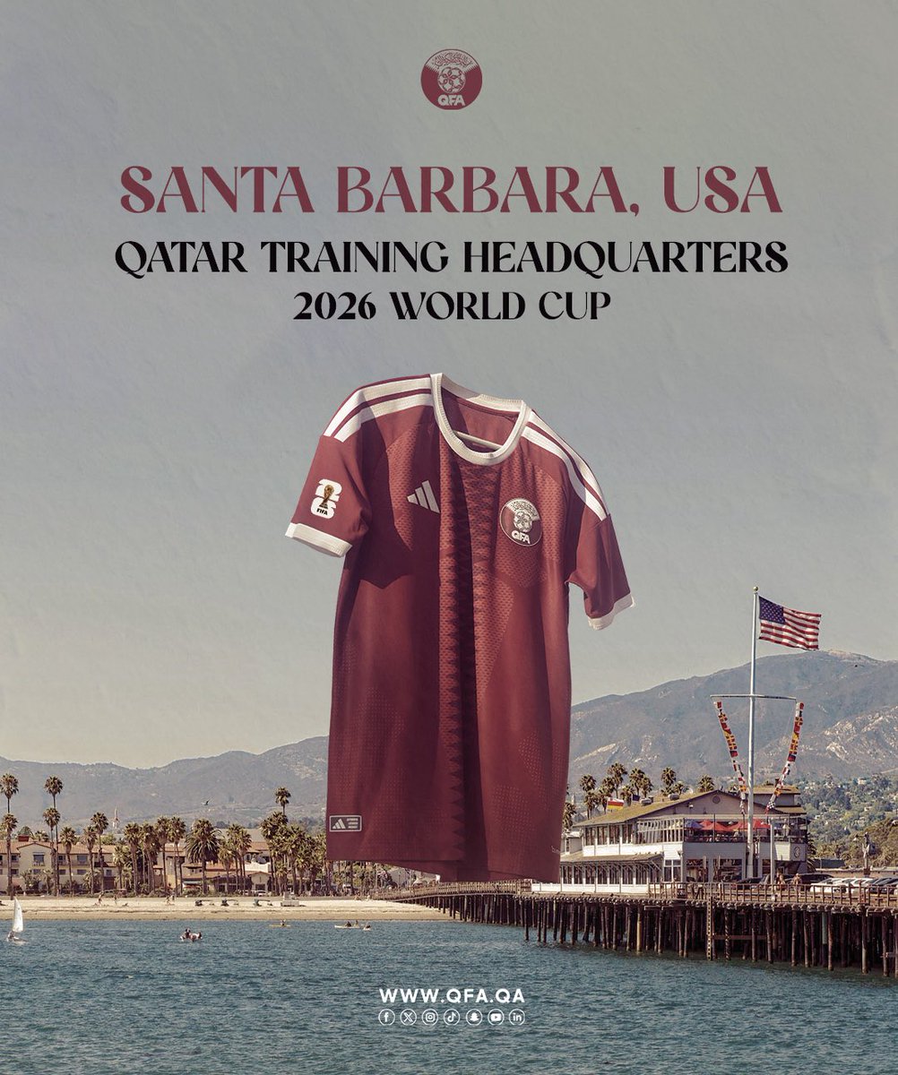 Santa Barbara 📍🇺🇸
Home of #AlAnnabi’s preparations for the #FIFAWorldCup2026🏆.