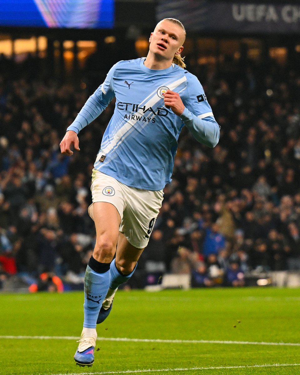 brfootball's tweet image. Erling Haaland ends his five-game scoring drought 💥