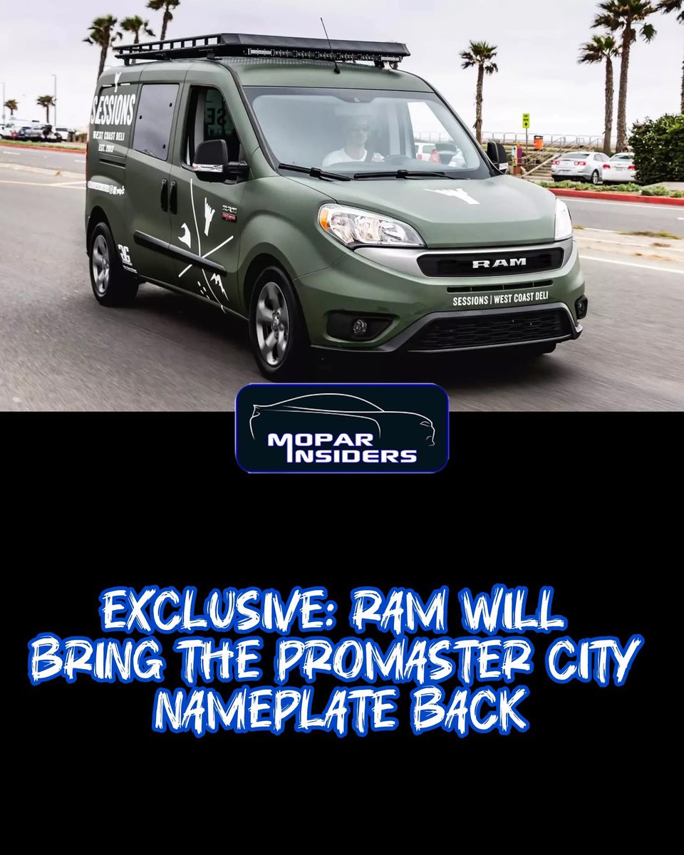 InsidersMopar's tweet image. EXCLUSIVE: Ram ProMaster City Will Return — It’s Only a Matter of Timing

🔗👉 moparinsiders.com/exclusive-ram-…

#Ram #RamProfessional #RamProMasterCity #ProMasterCity #Compact #CommercialVan #WorkVan #NothingStopsRam #TimKuniskis #Mopar #MoparNation #MoparOrNoCar #MoparInsiders