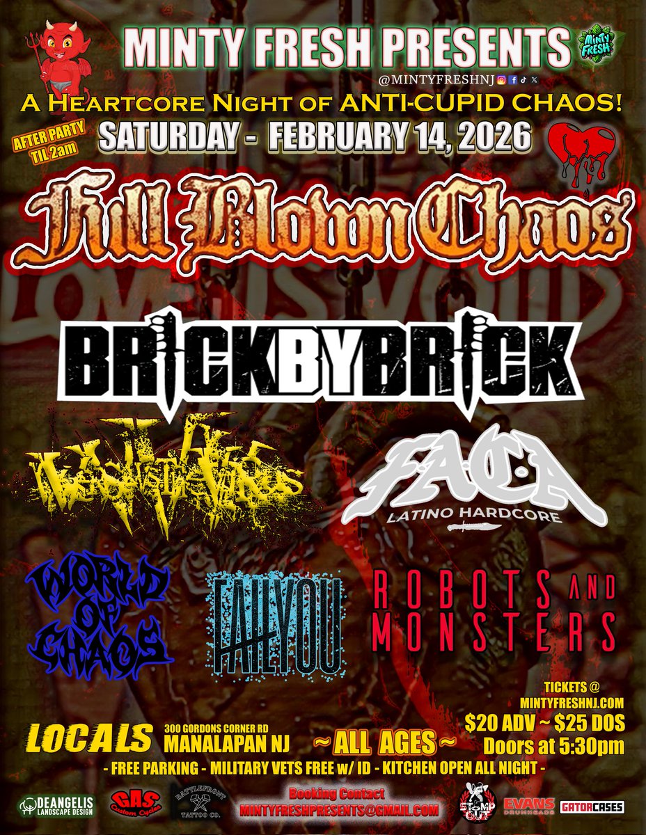 MintyFreshNJ's tweet image. Let's fucking GO!
#njhc #nyhc #pahc #HeavyMetal #hxc #wow @heavymusic_hq