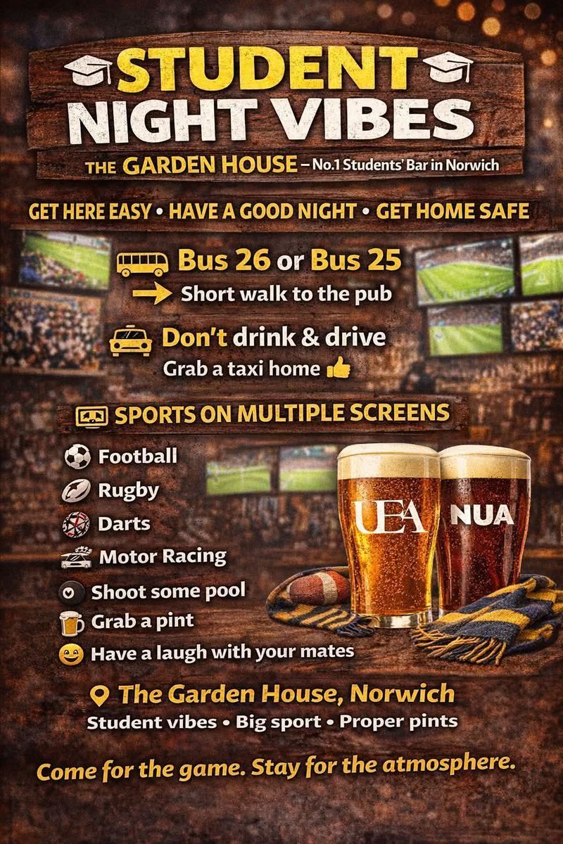TheGardenHouse5's tweet image. Thursday is student savers #no1studentsbarinnorwich #BigScreenAction #freepool #no1sportsbarinnorwich #6nations #no1rugbypubinnorwich #gardenhousefootball