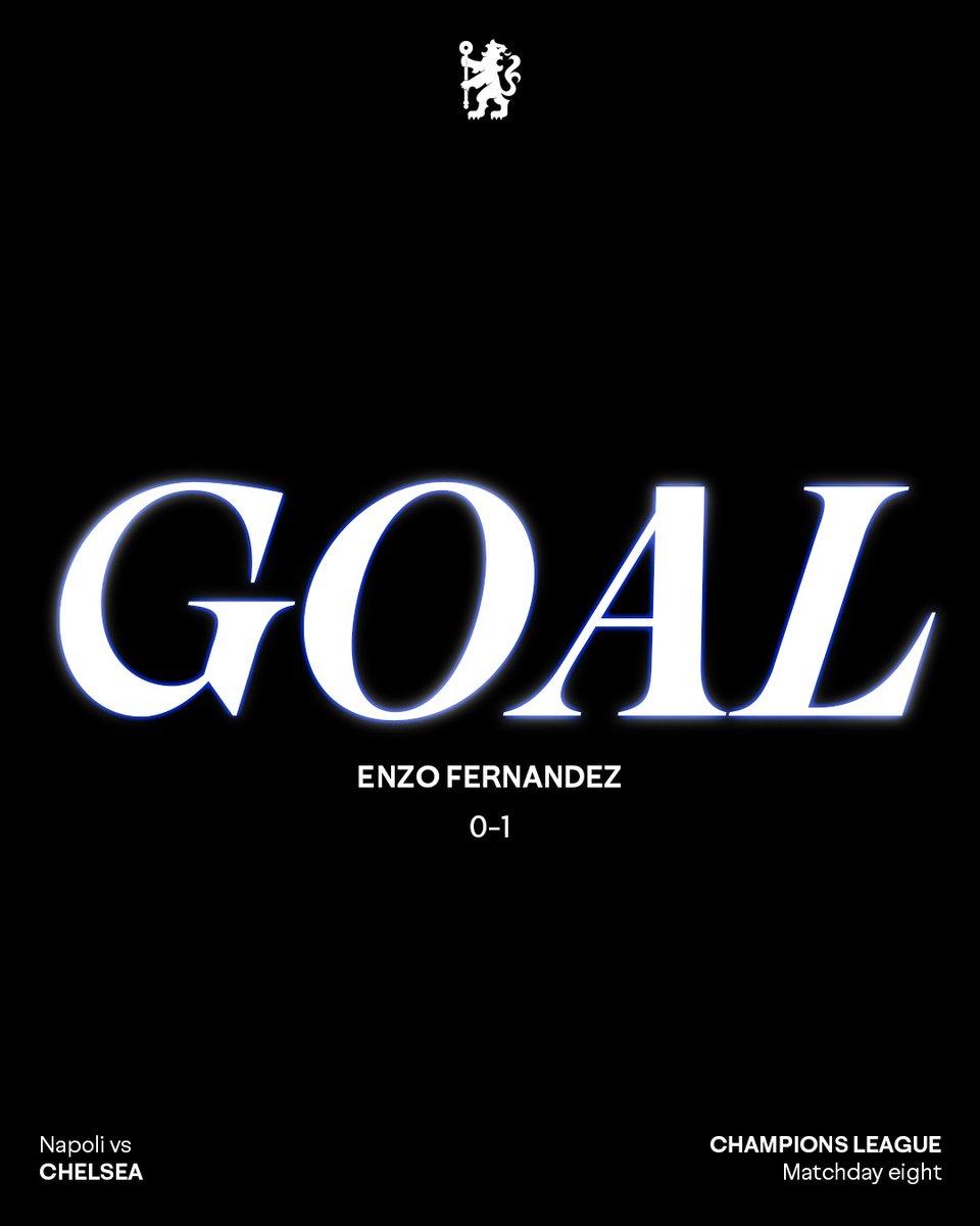 ENZO SCORES FROM THE SPOT!

💠 0-1 ⚫️ [19] #CFC | #UCL