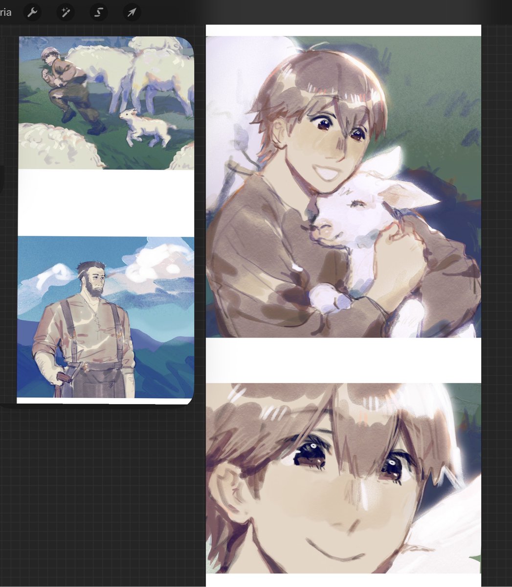 Working on a webtoon 💪