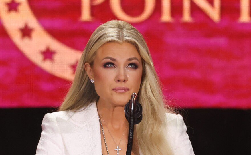 dailyzest's tweet image. Candace Owens Leaks Audio of Erika Kirk 'Giggling' Over Merch Sales From Charlie Kirk's Memorial. Leaked audio captures Erika Kirk talking about memorial metrics just days after Charlie Kirk’s death.