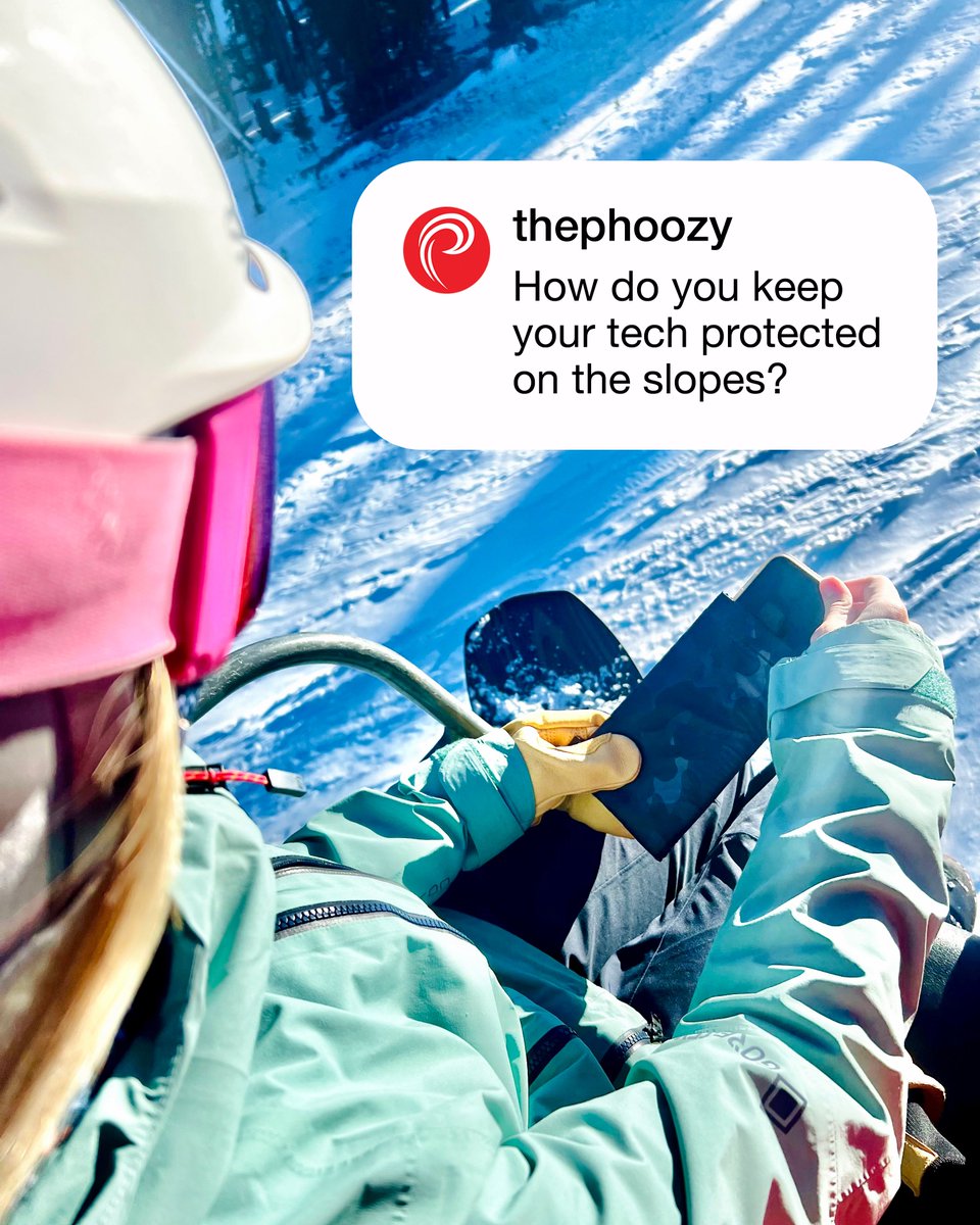Your phone handles maps, photos, music and emergencies. How do you keep it protected on the slopes? 
⁠
A Jacket pocket⁠?
A Backpack⁠?
A PHOOZY⁠?
Or Nothing? (risky 😬)⁠
⁠
Don’t risk it- protect your phone with PHOOZY ➡️ bit.ly/3WrRHQ5