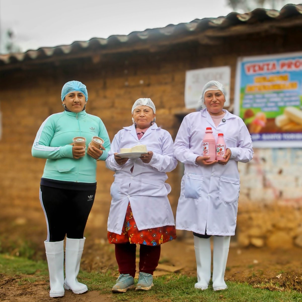 MidisFoncodes's tweet image. 🟠 #Áncash | ¡Promoción de los negocios rurales inclusivos! 💪🙌
Emprendedoras del NE Santo Toribio, tras capacitación y asistencia de #HakuWiñay 🧑‍🌾👩‍🌾, implementaron su emprendimiento “La Magia de la Vaca” de quesos artesanales. Ahora generan ingresos.

👉 acortar.link/9pqYLM