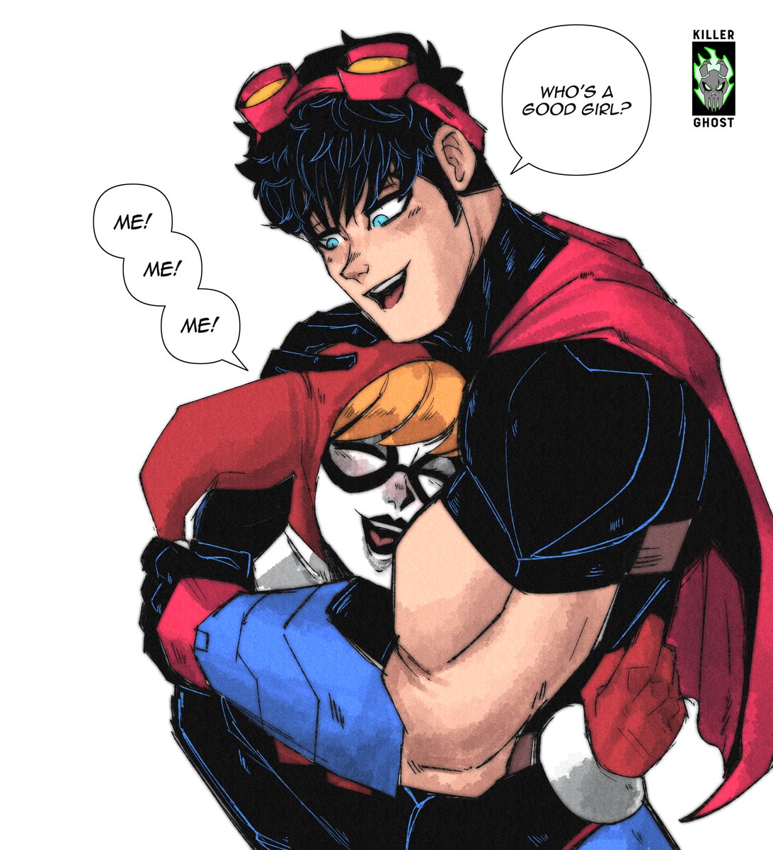 Porqué?... psss nomás.
Esto tiene un lore, pero para hacerla corta.
Superman se siente solo, su vida es un caos y tiene una amistad con Harley Quinn la cual escala a tener un par de "beneficios".