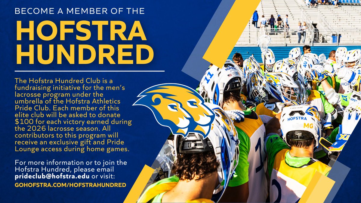 Hofstra Men's Lacrosse tweet media