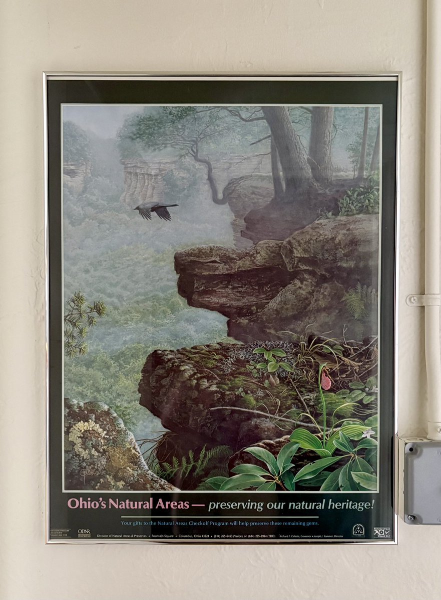 JoshLipnik's tweet image. 1988 Ohio Department of Natural Resources Poster