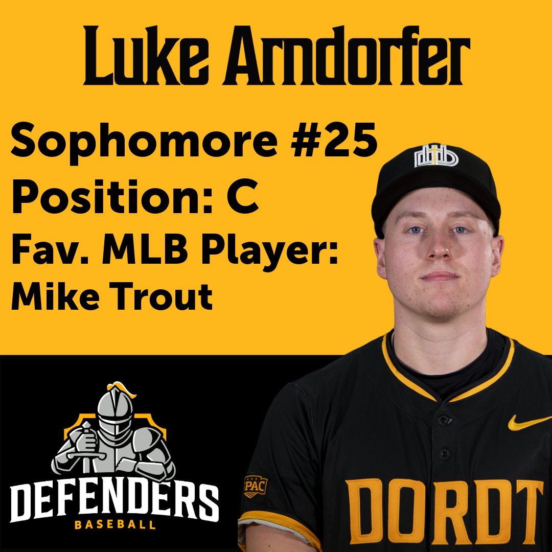 Introducing our final Sophomore, Luke Arndorfer!