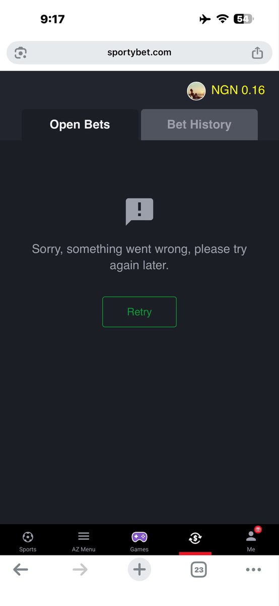 YLeqxy's tweet photo. @SportyBetNG what happened show my bet oo https://t.co/K9skk4dS8y