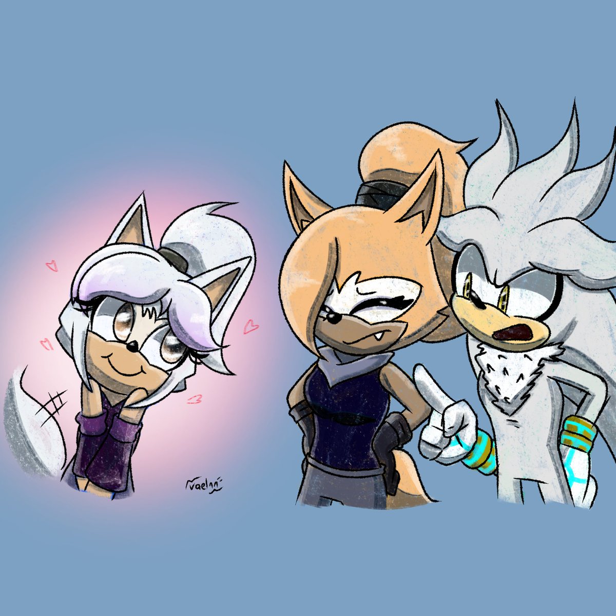 Vaelnn_'s tweet image. 🥺✨ Quick doodle I finished after a couple of days lol

"mom, dad, can I go out to the park with my friends?"

#zachithewolf #silvisper #fanchild #doodle