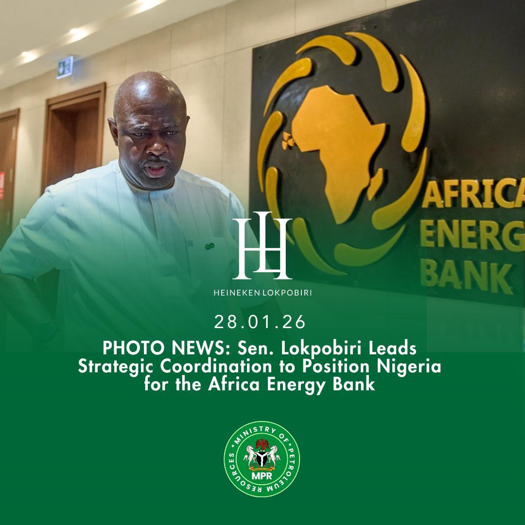 senlokpobiri's tweet photo. I met with the GCEO and the Authority Chief Executive (ACE) of the NMDPRA to discuss Nigeria’s strategic participation in the Africa Energy Bank (AEB) as the Bank is set to commence operations. The meeting highlighted the need for continued coordination among key national institutions to ensure that Nigeria remains well-positioned to leverage the AEB in advancing energy security, investment, and long-term economic value.

Sen. Heineken Lokpobiri Ph.D.

#RenewedHope #senlokpobiri #SHL #EnergyForToday #EnergyForTomorrow #CrudeForAll #IncreasingOilProduction #NigeriaPetroleum #OilForProsperity