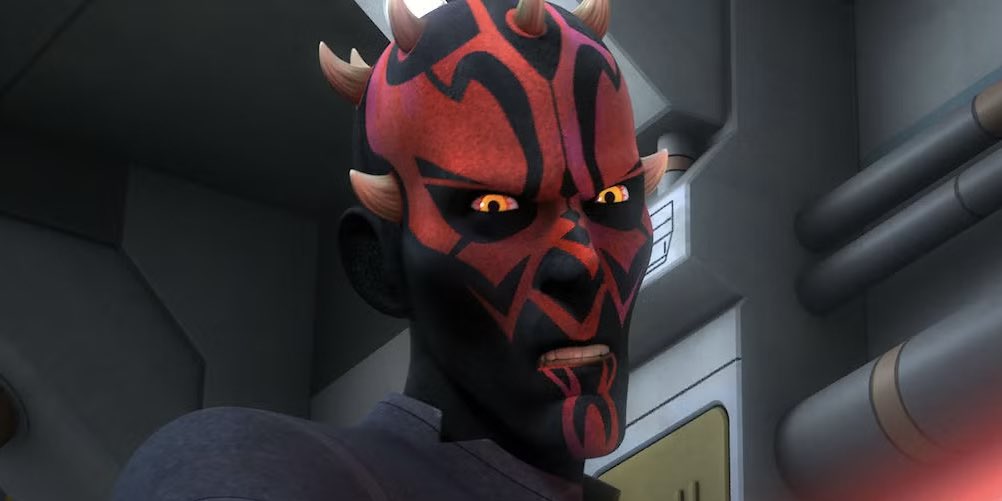 I genuinely don’t understand when fans complain about Star Wars “re-using” Darth Maul so much…

TOTAL SCREEN TIME:
Phantom Menace - 6-7 mins 
Clone Wars - 90 mins 
Rebels - 45 mins 
Solo - 1 minute….

If anything… we haven’t had ENOUGH of Darth Maul!! Beyond excited for his