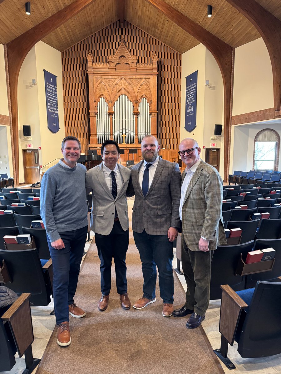 It was a delight to host Gray Sutanto last week to give the keynote lecture at our annual Student Theological Fellowship conference <a href="/CovSeminary/">Covenant Seminary</a>
