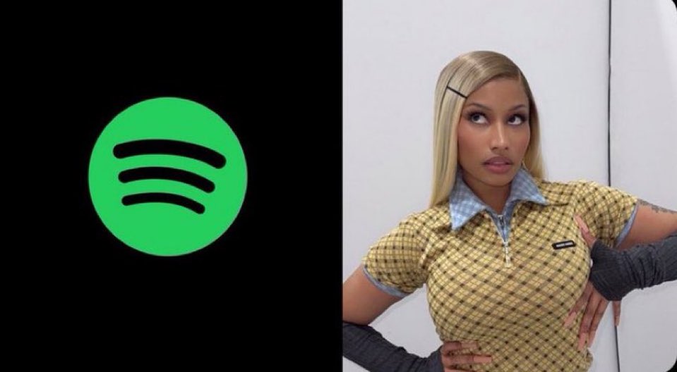 Nicki Minaj has now surpassed 300 Million Streams on Spotify in 2026.