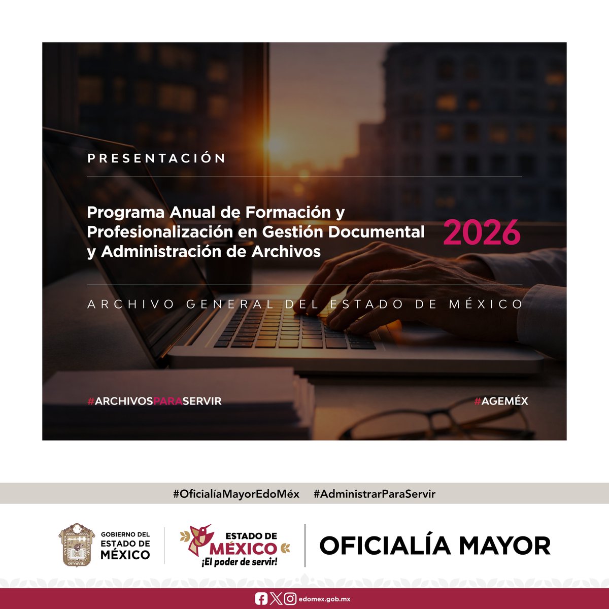 agem_mex's tweet photo. El @agem_mex, llevó a cabo la #Presentación del "#ProgramaAnual de Formación y #Profesionalización en #GestiónDocumental y Administración de #Archivos 2026", contando con la participación de 1,360 personas con funciones archivísticas.
¡Gracias por participar!
#AGEMÉXInforma https://t.co/EYwoKaTSYn
