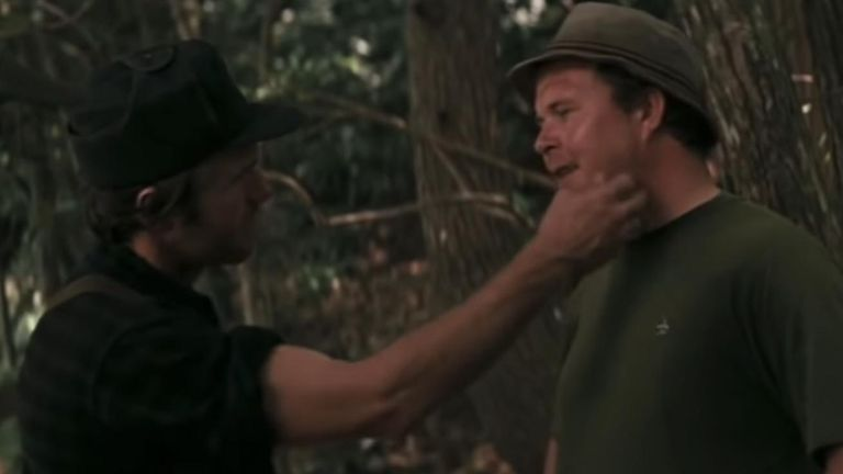 Quickercity's tweet photo. @ATRightMovies Ned Beatty and Bill McKinney in Deliverance https://t.co/g7SQaigI3Q
