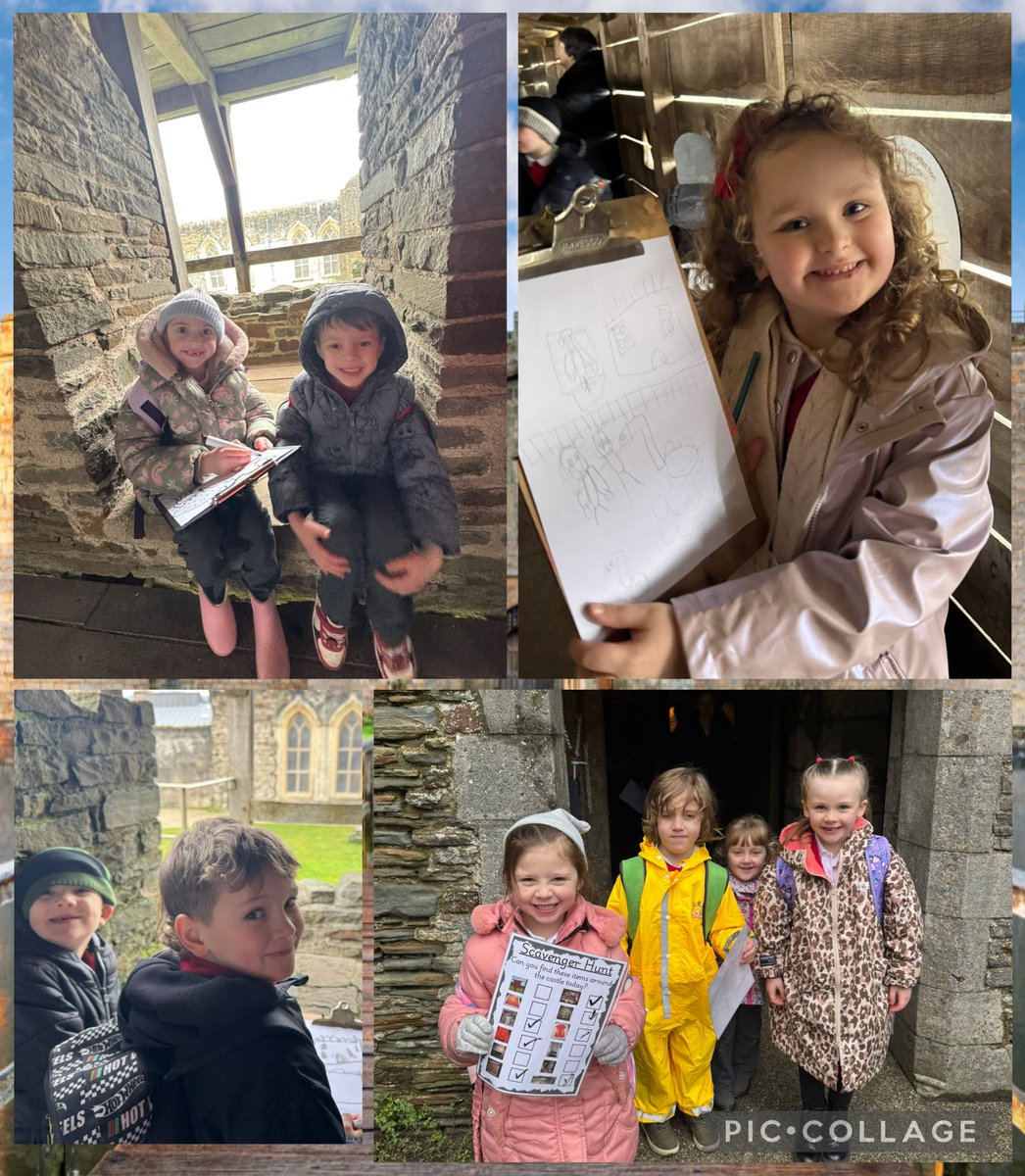 MissDalton98's tweet photo. Dosbarth dau a wonderful time on our school trip to Caerphilly Castle on Monday. We were so excited to see the red and white dragon from the ‘Tale of the Red Dragon’ that we are reading and rewriting🏴󠁧󠁢󠁷󠁬󠁳󠁿🏰 @garntegprimary @MissRSaunders95 https://t.co/2OQM8QSQZg
