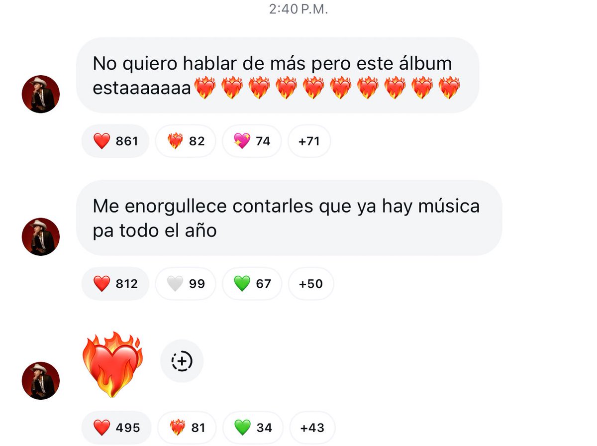 Ya sácala Nodal🗣️🤠
Yo confío en el nuevo álbum 🥳❤️‍🔥