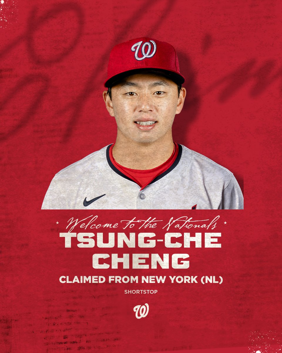 we've claimed SS Tsung-Che Cheng off waivers